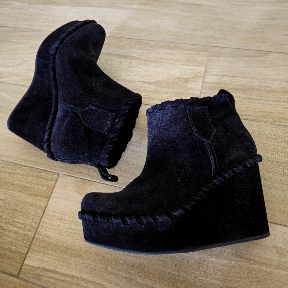 Pedro Garcia Suede platform ankle boots